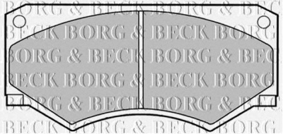 BORG & BECK bbp1056 -  Комплект тормозных колодок, дисковый тормоз